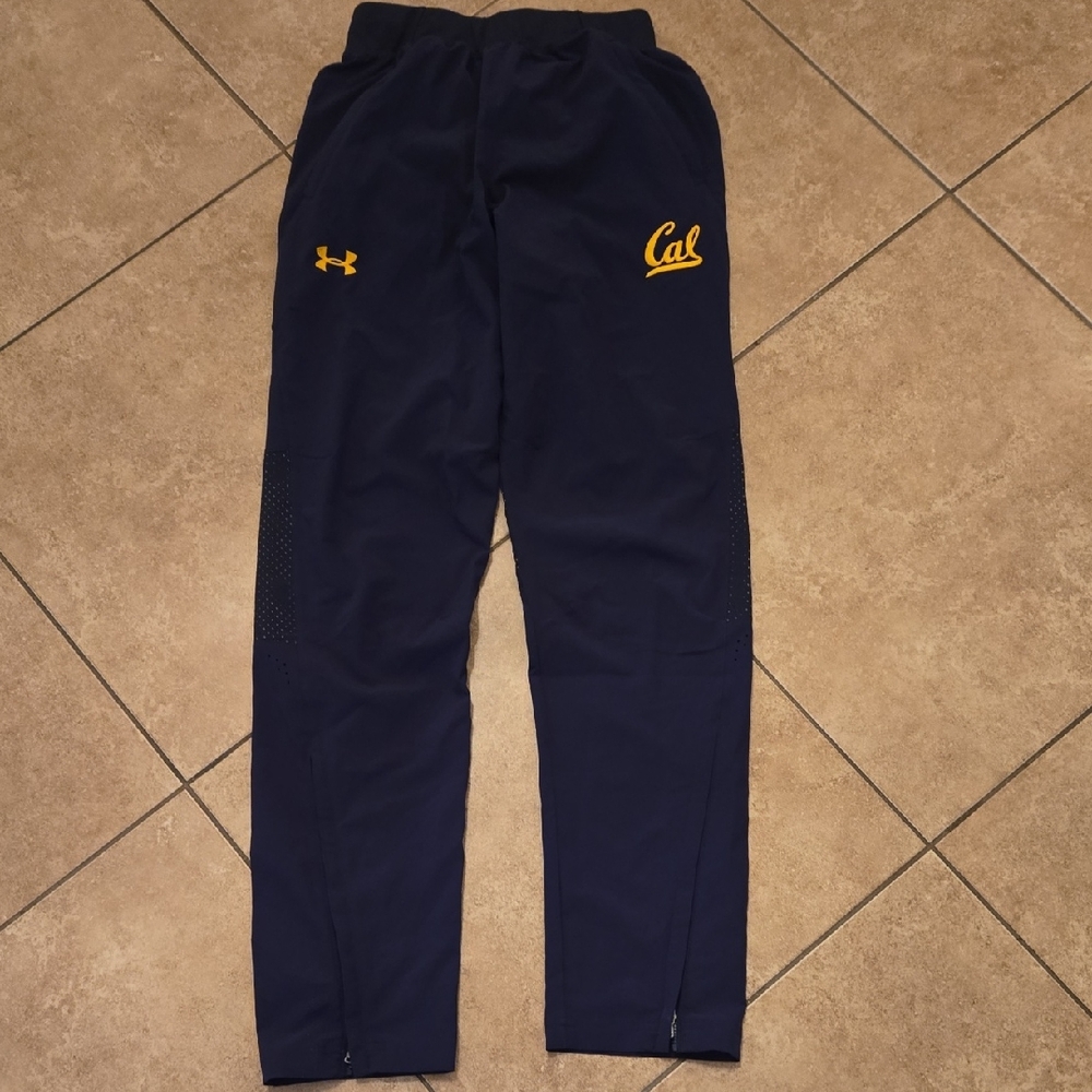 Under Armour Womens Navy Joggers with Gold Accents Xs